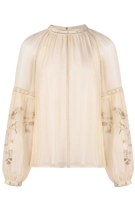 DELILAH BLOUSE pearl