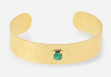 Load image into Gallery viewer, BIJOUX cleo malachite cuff
