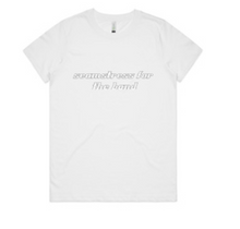 Load image into Gallery viewer, SEAMSTRESS FOR THE BAND TEE white