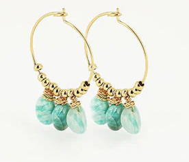 BIJOUX FEE EARRING 010 aqua