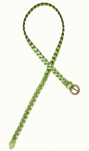 Load image into Gallery viewer, BRAIDED BELT metallic pink or green