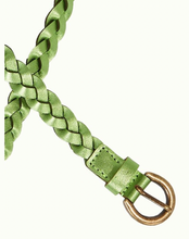 Load image into Gallery viewer, BRAIDED BELT metallic pink or green