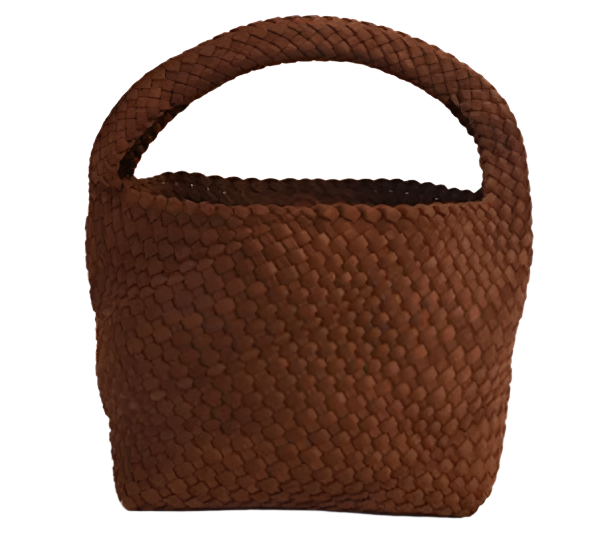 HARLEM FAUX SUEDE SHOPPER tan