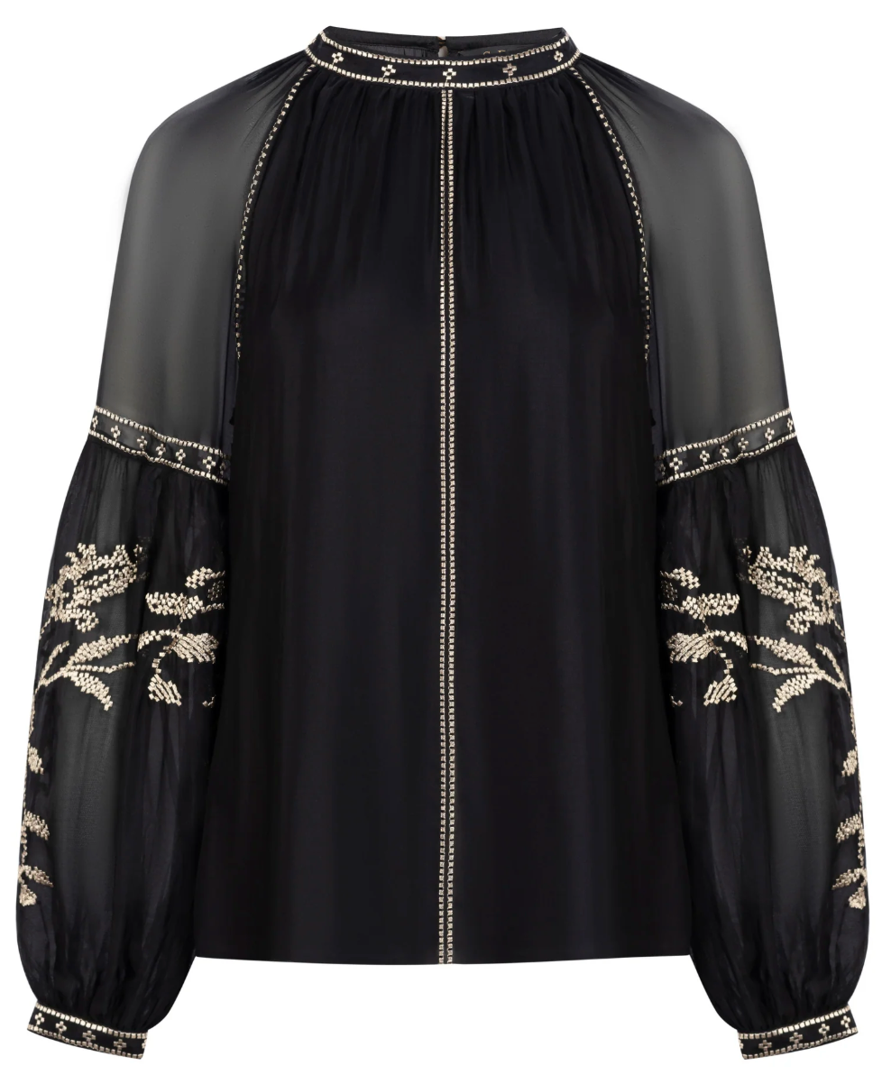 DELILAH BLOUSE black