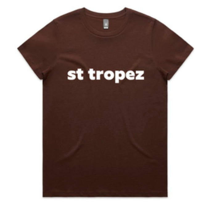 ST TROPEZ TEE chestnut