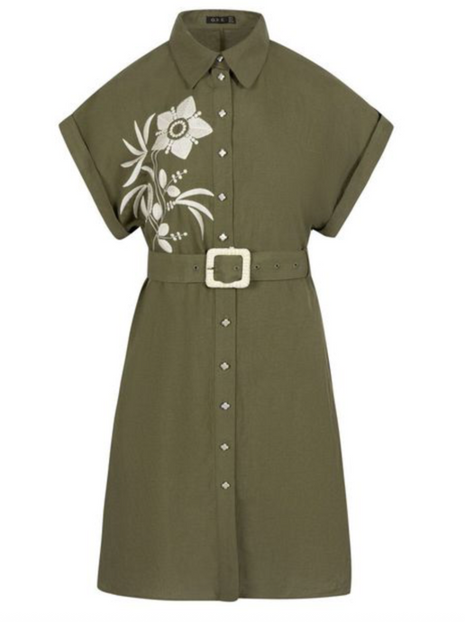 BELLA VACANZA DRESS khaki
