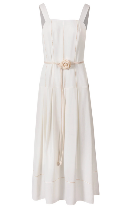 ABIGAIL DRESS white