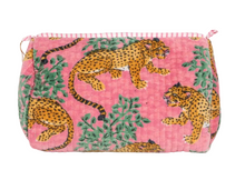 Load image into Gallery viewer, ROSE TIGER zip pouch MEDIUM