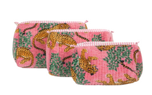 Load image into Gallery viewer, ROSE TIGER zip pouch SMALL
