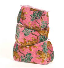 Load image into Gallery viewer, ROSE TIGER zip pouch LARGE