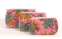 Load image into Gallery viewer, ROSE TIGER zip pouch LARGE