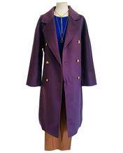 Load image into Gallery viewer, THE SENDAI COAT violet