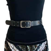 Load image into Gallery viewer, THE OTHERS STUDDED BELT black