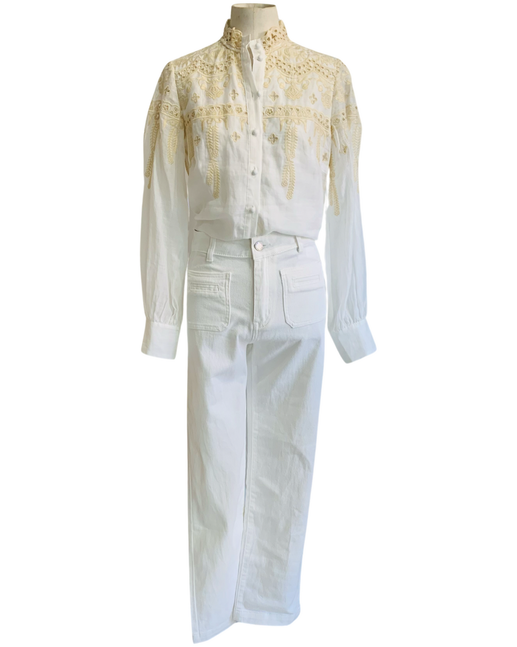 ITALIAN DENIM JEAN bianco